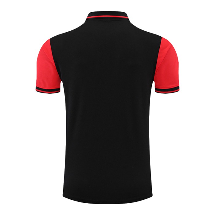 Camiseta Polo del AC Milan 22-23 Negro y Rojo - Haga un click en la imagen para cerrar